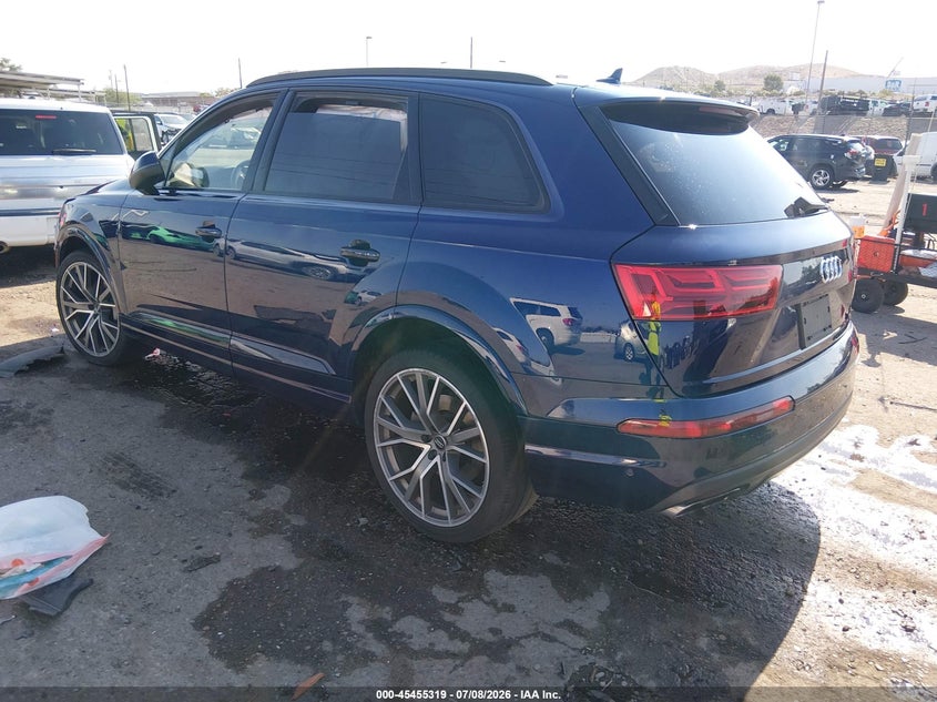 Vin: wa1vaaf74kd035580, lot: 45953432, audi q7 55 premium 20193