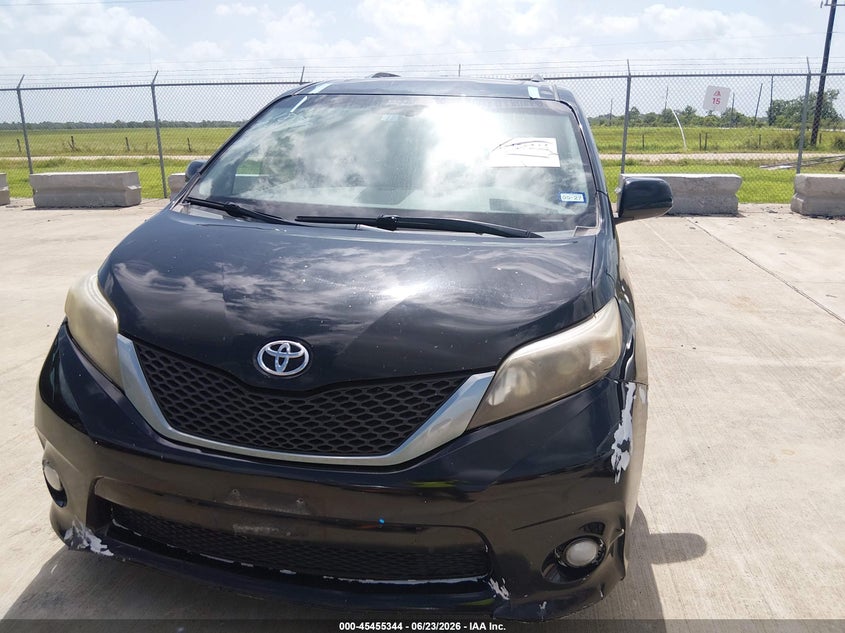 2012 TOYOTA SIENNA VAN 3.5L V-6 DOHC, VVT, 266HP