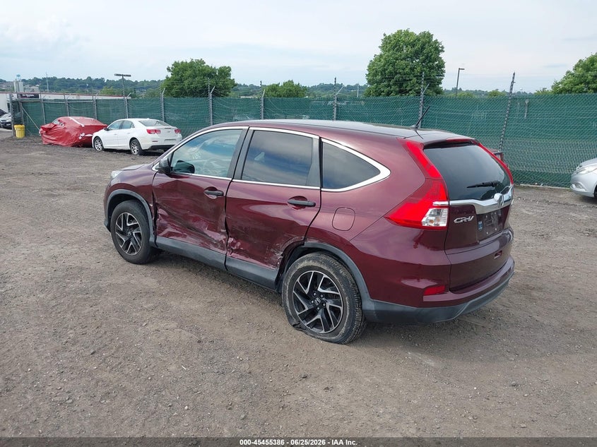 2016 HONDA CR-V auction photo 3