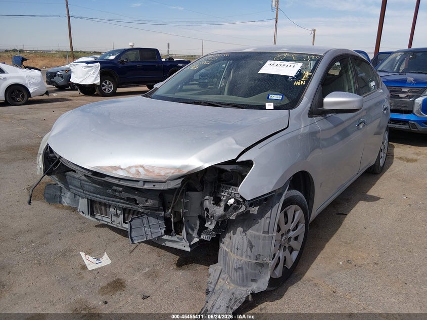 2014 Nissan Sentra S 3N1AB7AP4EY211592 photo 1