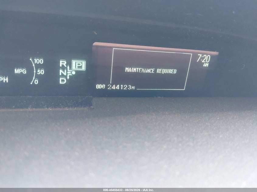 2013 TOYOTA PRIUS auction photo 7