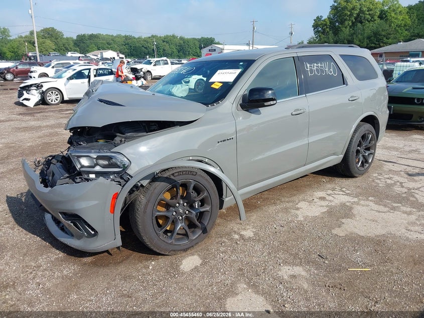 Vin: 1c4sdjct8mc825975, lot: 45953573, dodge durango r/t awd 20212