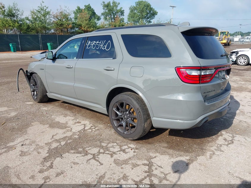 Vin: 1c4sdjct8mc825975, lot: 45953573, dodge durango r/t awd 20213