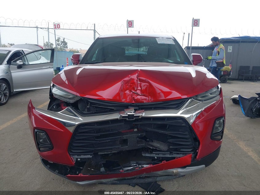 2022 Chevrolet Blazer Fwd 2Lt VIN: 3GNKBCR43NS121722 Lot: 45455467