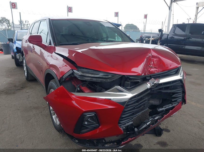 2022 Chevrolet Blazer Fwd 2Lt VIN: 3GNKBCR43NS121722 Lot: 45455467