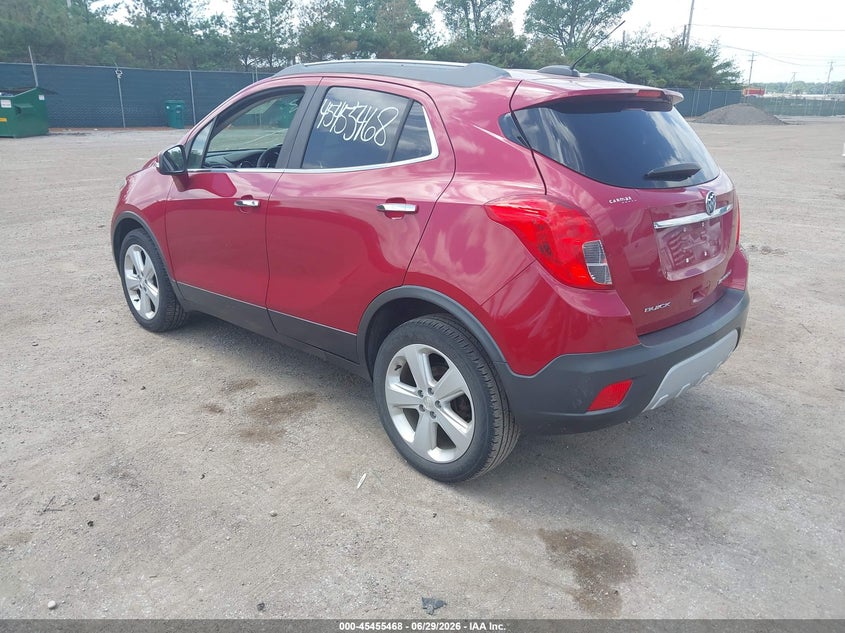 Vin: kl4cjasb3gb748457, lot: 45953581, buick encore 20163