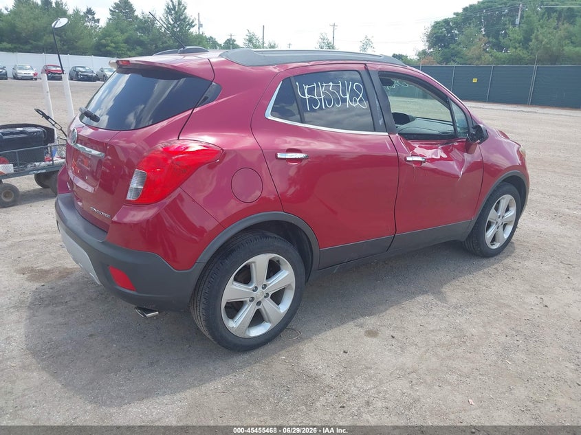 Vin: kl4cjasb3gb748457, lot: 45953581, buick encore 20164