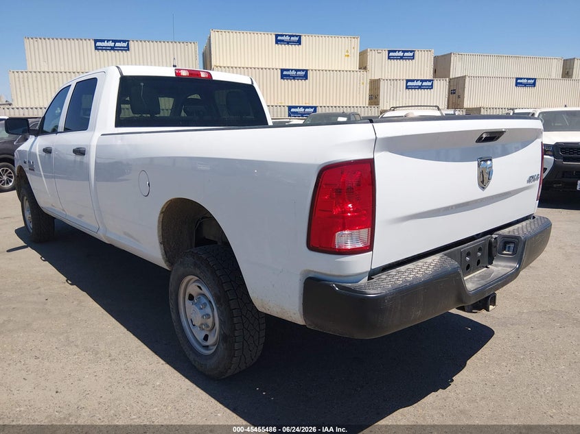 Vin: 3c6tr5ht9jg295263, lot: 45953599, ram 2500 tradesman  4x4 8' box 20183