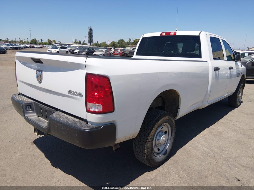 Vin: 3c6tr5ht9jg295263, lot: 45953599, ram 2500 tradesman  4x4 8' box 20184