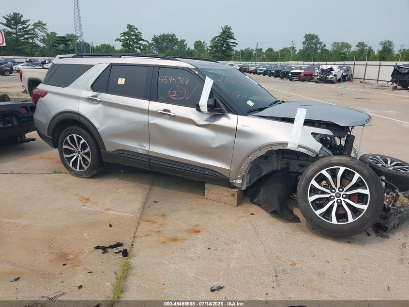 Vin: 1fmsk7kh2nga86629, lot: 45953621, ford explorer st-line 2022 img_1