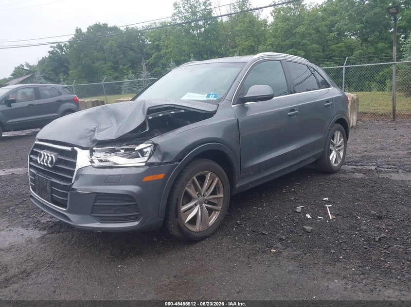 Vin: wa1jccfsxhr004029, lot: 45953625, audi q3 2.0t premium 20172
