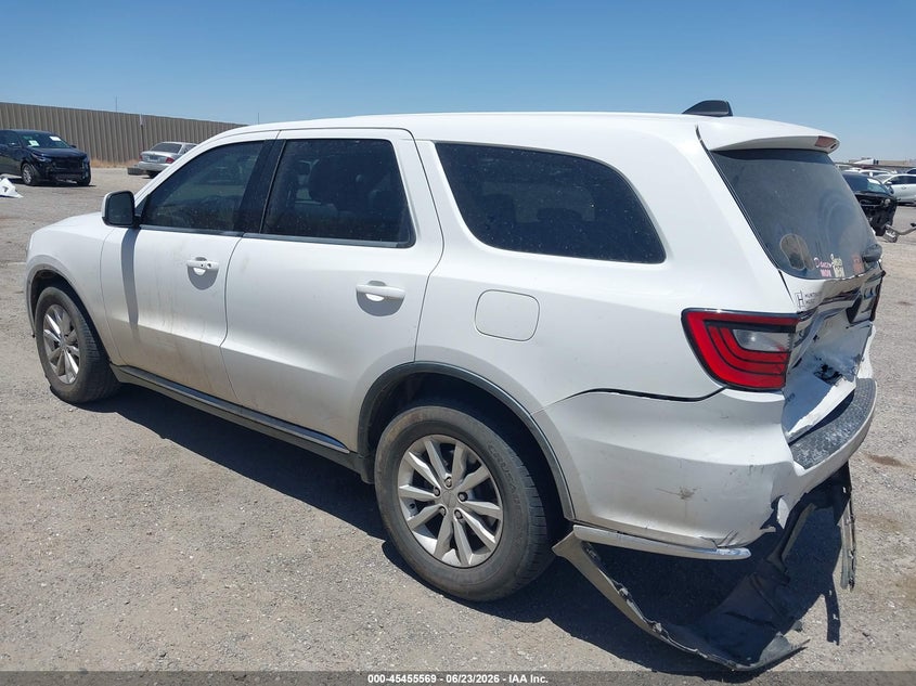 Vin: 1c4rdhag6fc921149, lot: 45953682, dodge durango sxt 20153