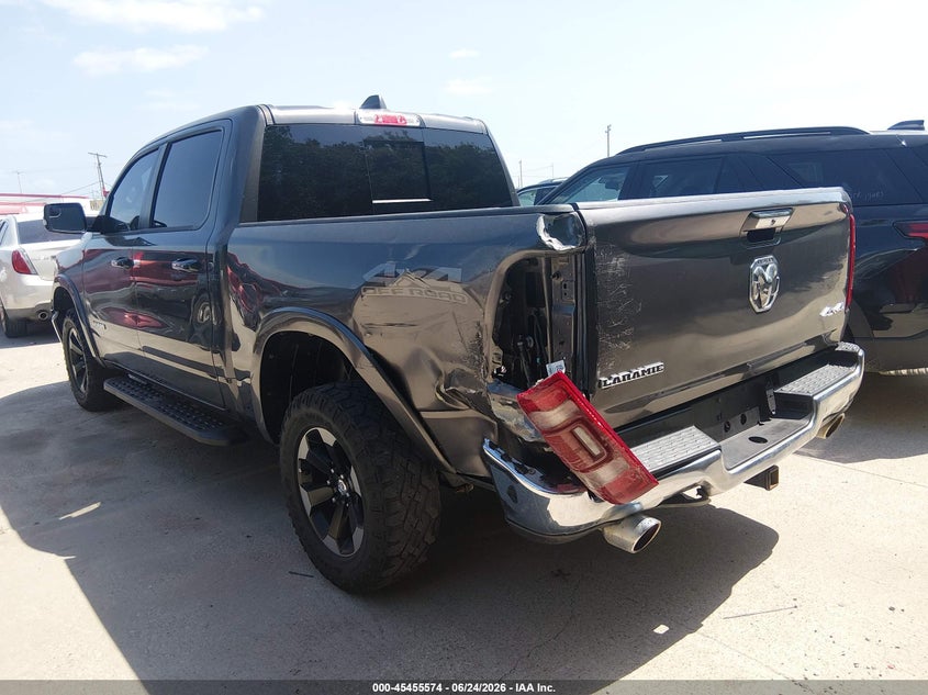 Vin: 1c6srfjt5ln361782, lot: 45953687, ram 1500 laramie  4x4 5'7 box 20203