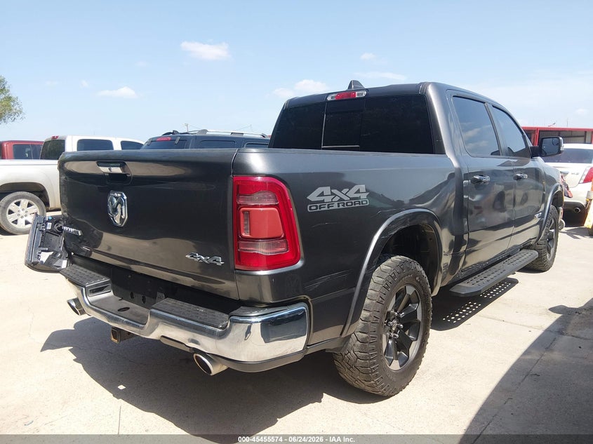 Vin: 1c6srfjt5ln361782, lot: 45953687, ram 1500 laramie  4x4 5'7 box 20204