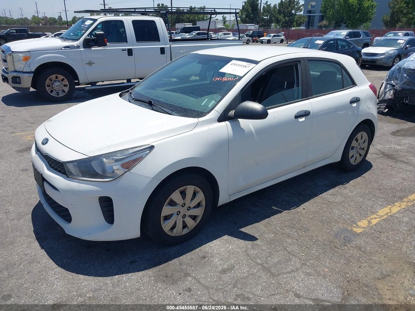 Vin: 3kpa25ab8je087621, lot: 45953700, kia rio lx 20182