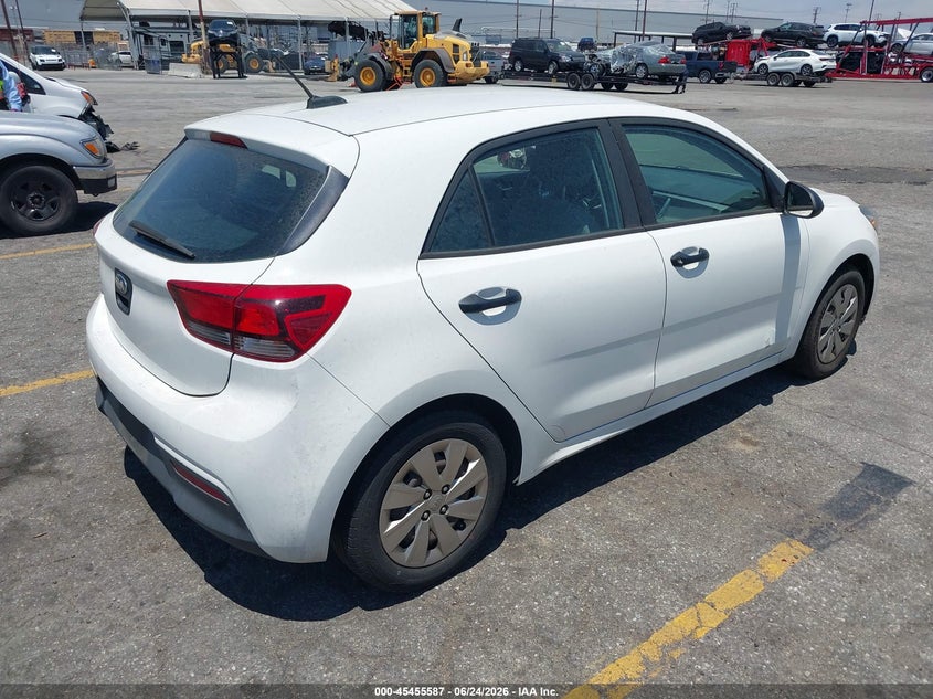Vin: 3kpa25ab8je087621, lot: 45953700, kia rio lx 20184