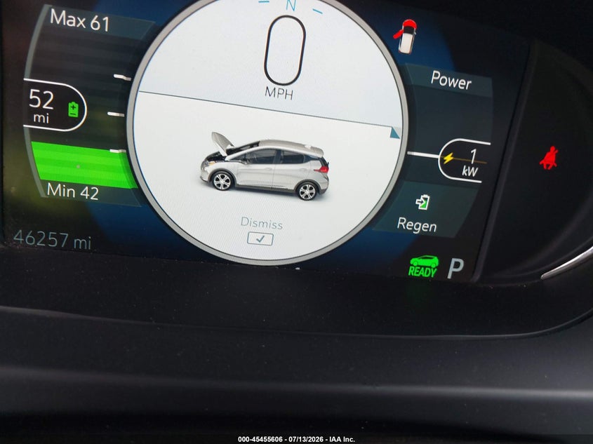 2020 Chevrolet Bolt Ev Fwd Lt VIN: 1G1FY6S06L4109801 Lot: 45455606