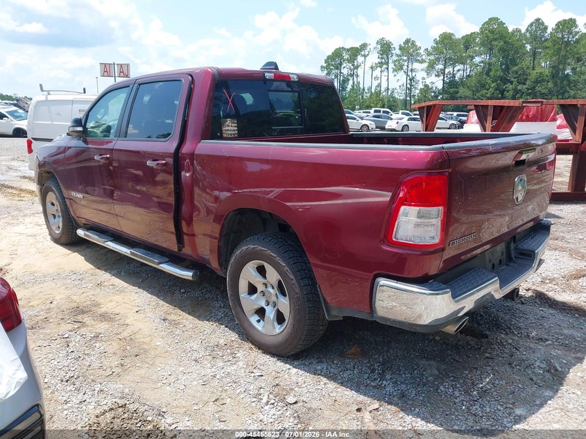 Vin: 1c6rreftxln406832, lot: 45953736, ram 1500 big horn  4x2 5'7 box 20203