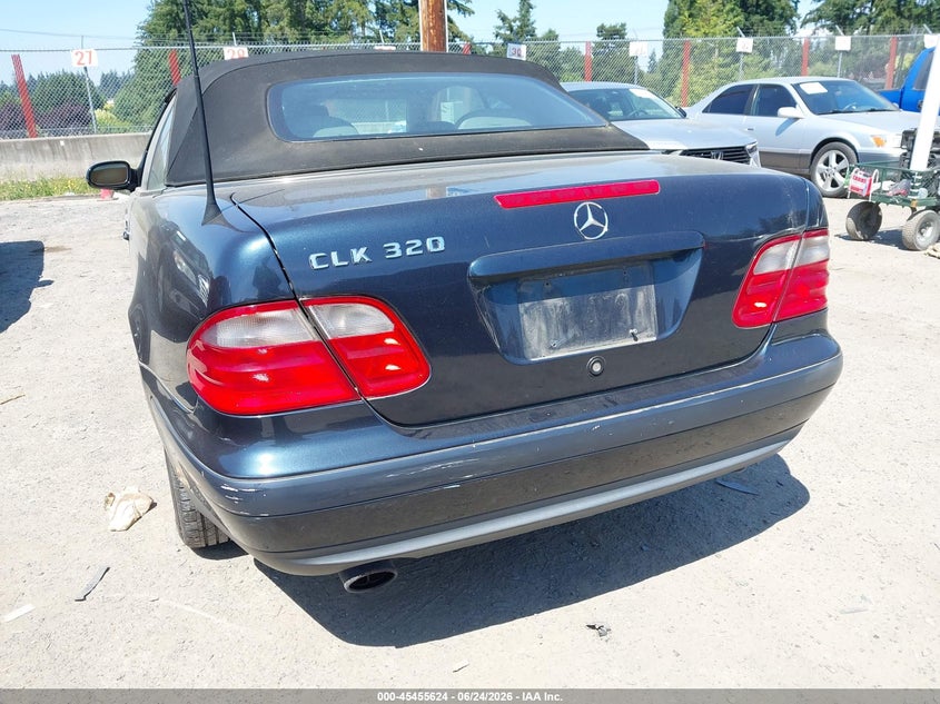 1999 Mercedes-Benz Clk 320 VIN: WDBLK65G8XT007088 Lot: 45455624
