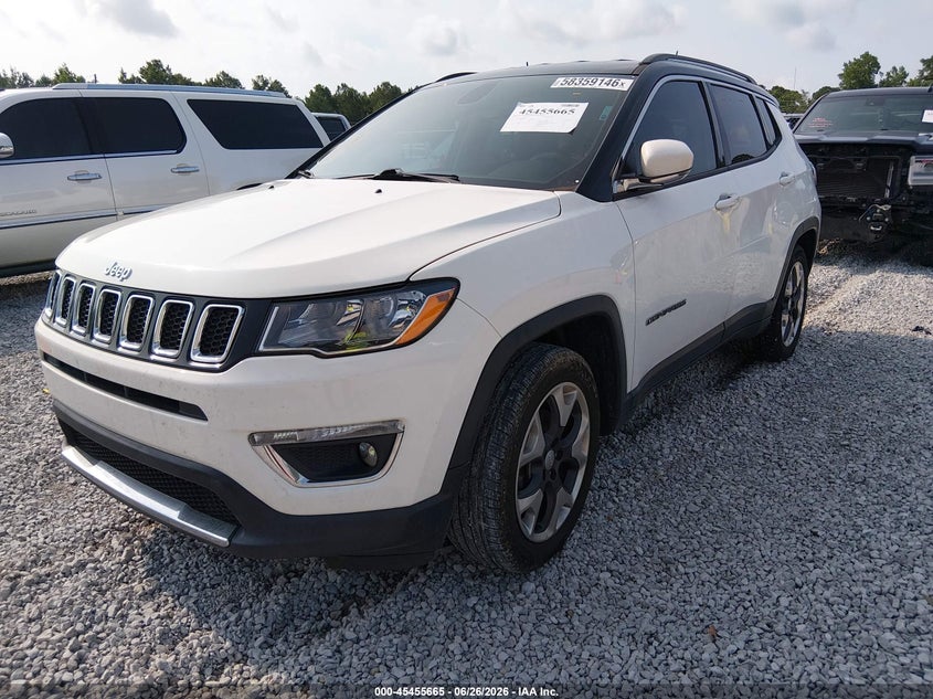 2019 Jeep Compass, Right Side, IAAI, VIN 30C4NJCCB9KK6990 — photo 2