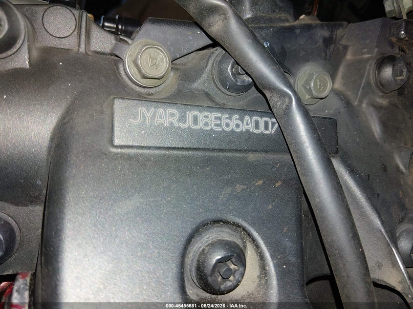 2006 Yamaha Fz6 S VIN: JYARJ08E66A007103 Lot: 45455681