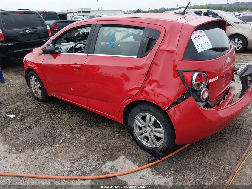 Vin: 1g1jc6sh8c4173613, lot: 45953812, chevrolet sonic 2lt 20123