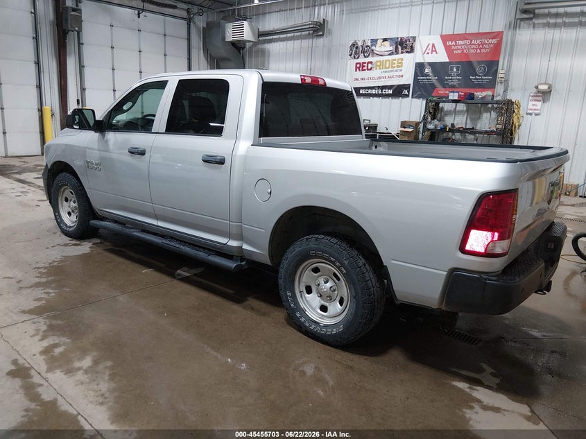 Vin: 1c6rr7kg6hs599087, lot: 45953816, ram 1500 tradesman  4x4 5'7 box 20173