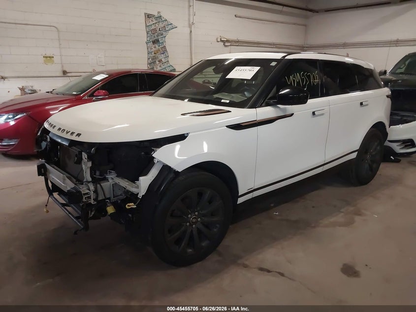 Vin: salyl2rx9ja710668, lot: 45953818, land rover range rover velar p250 se r-dynamic 20182