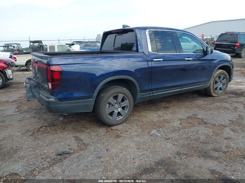Vin: 5fpyk3f7xlb000653, lot: 45953869, honda ridgeline rtl-e 20204