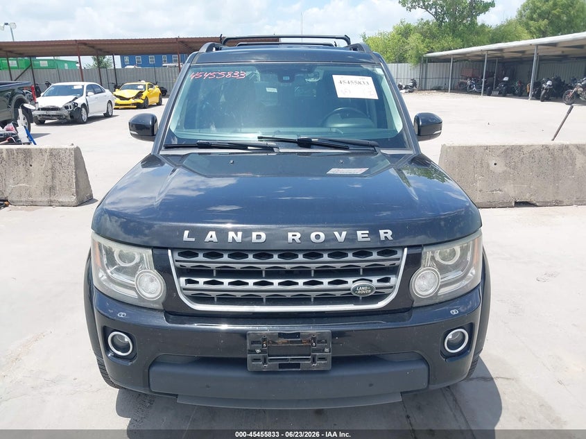 2016 Land Rover Lr4 VIN: SALAG2V62GA789709 Lot: 45455833