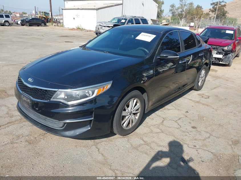 Vin: 5xxgt4l35gg042546, lot: 45954021, kia optima lx 20162