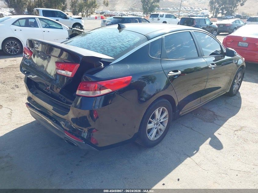 Vin: 5xxgt4l35gg042546, lot: 45954021, kia optima lx 20164