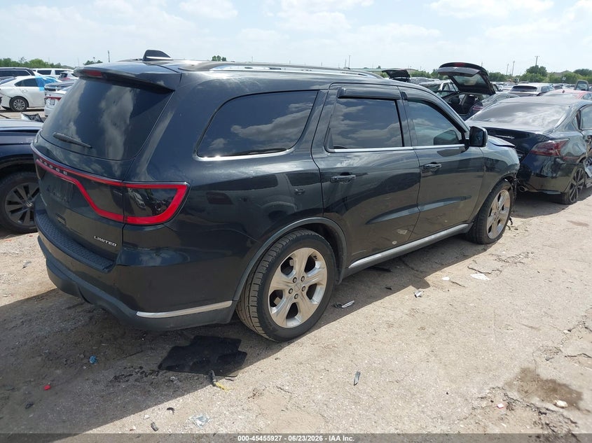 Vin: 1c4rdhdg1fc764299, lot: 45954040, dodge durango limited 20154
