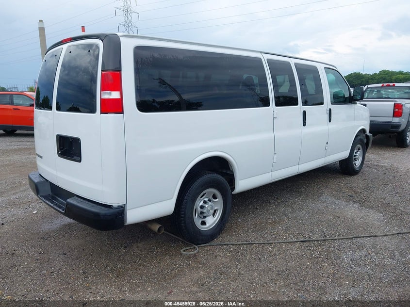 Vin: 1gazgnfp1m1155315, lot: 45954041, chevrolet express passenger rwd 3500 extended wheelbase ls 20214