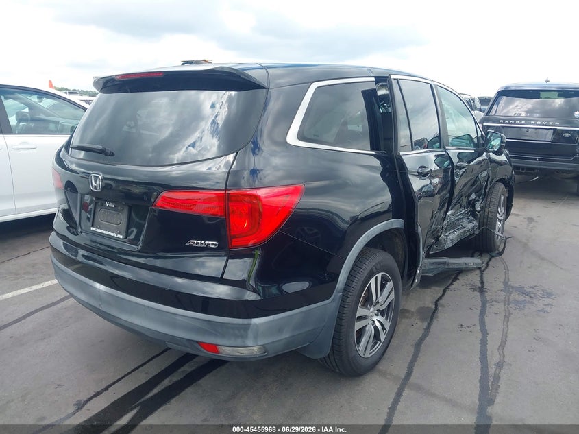 Vin: 5fnyf6h80gb004365, lot: 45954081, honda pilot ex-l 20164