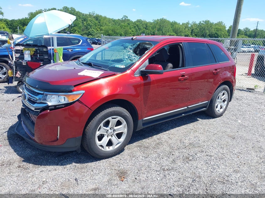 Vin: 2fmdk3j91eba42141, lot: 45954083, ford edge sel 20142