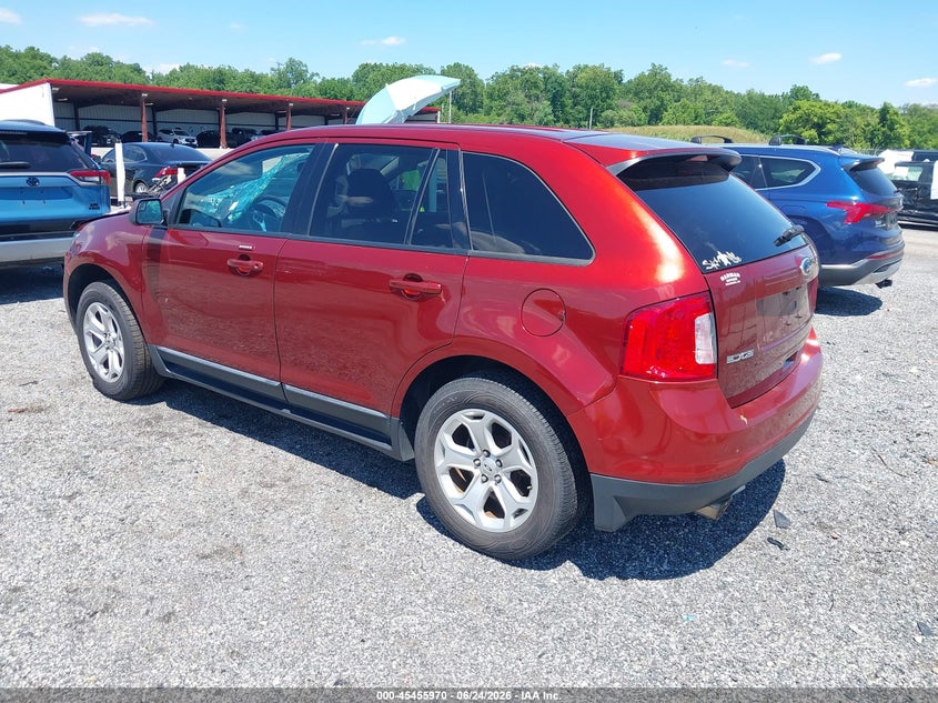Vin: 2fmdk3j91eba42141, lot: 45954083, ford edge sel 20143