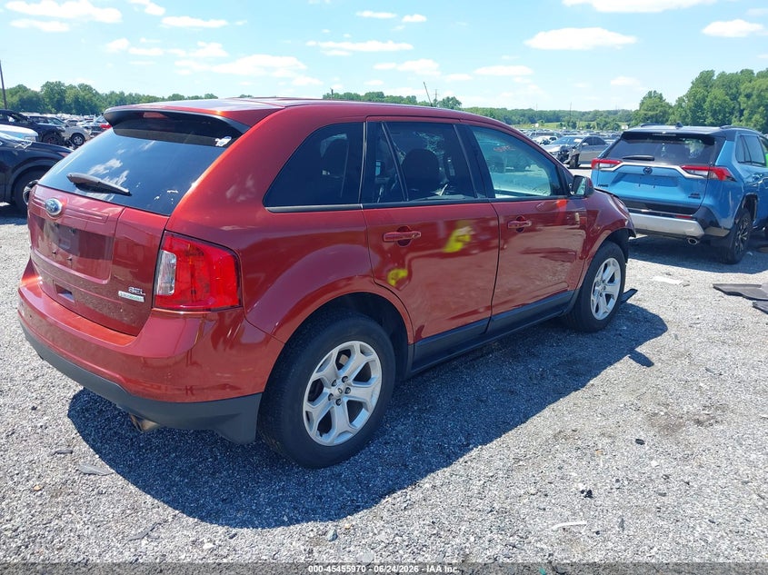 Vin: 2fmdk3j91eba42141, lot: 45954083, ford edge sel 20144