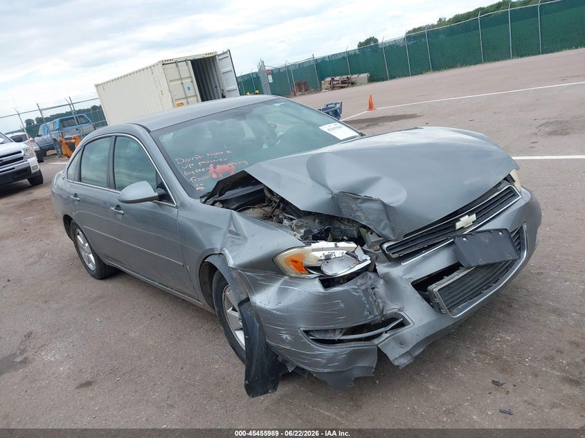 2008 CHEVROLET IMPALA SEDAN 3.5L V-6 VVT, 211HP