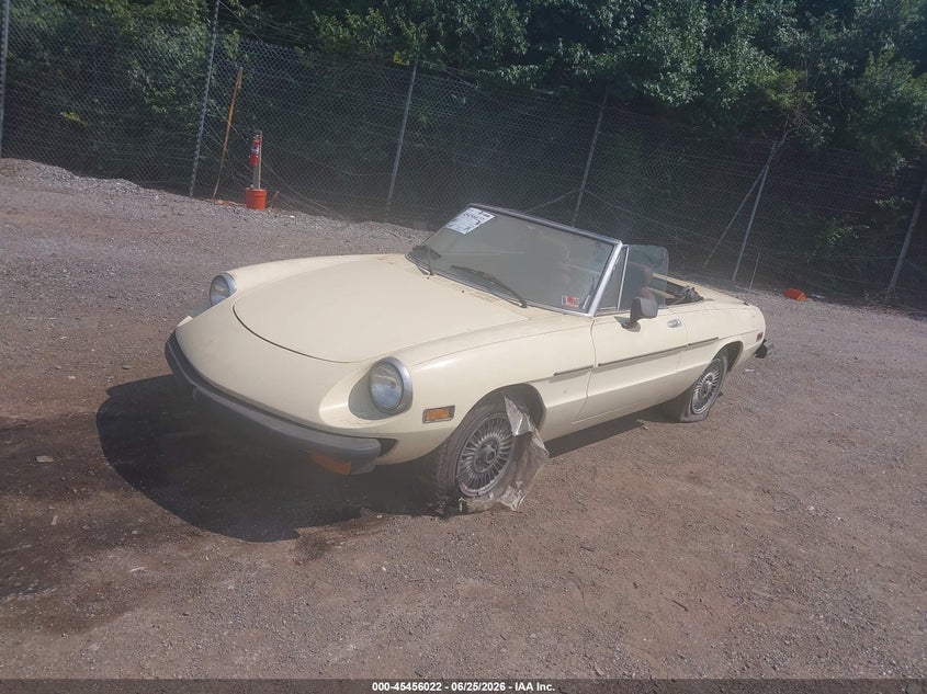 1978 Alfa Romeo Spider Convertible VIN: AR115410002059 Lot: 45456022