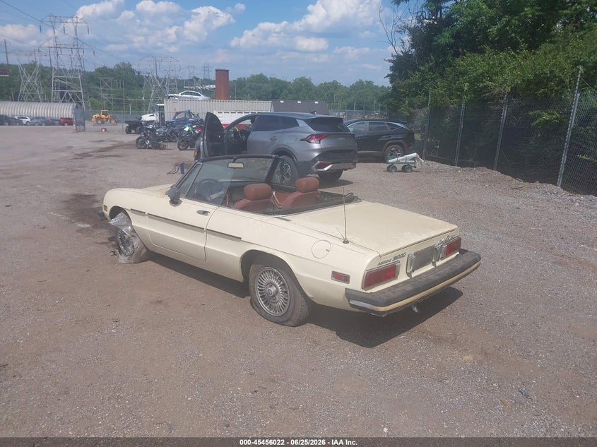 1978 Alfa Romeo Spider Convertible VIN: AR115410002059 Lot: 45456022
