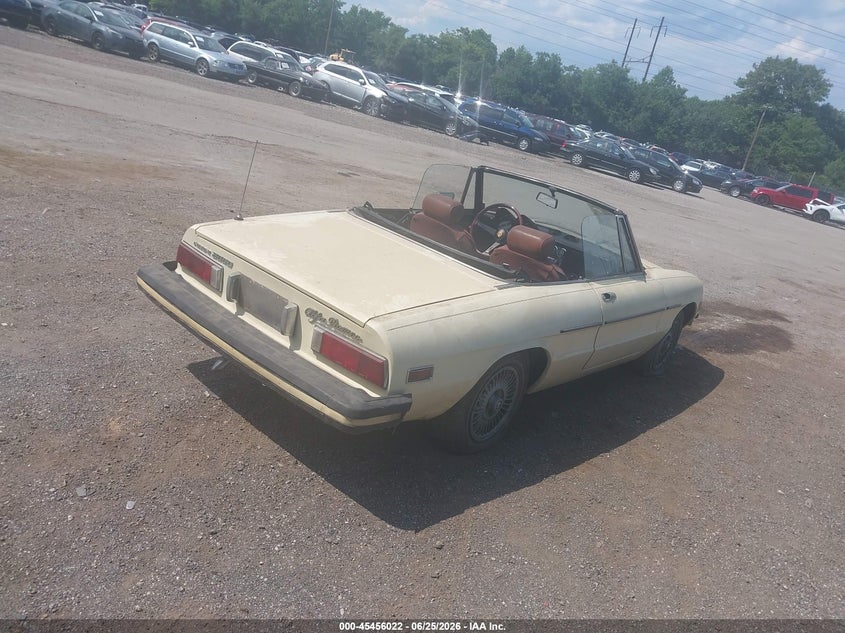 1978 Alfa Romeo Spider Convertible VIN: AR115410002059 Lot: 45456022