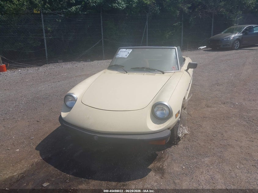 1978 Alfa Romeo Spider Convertible VIN: AR115410002059 Lot: 45456022
