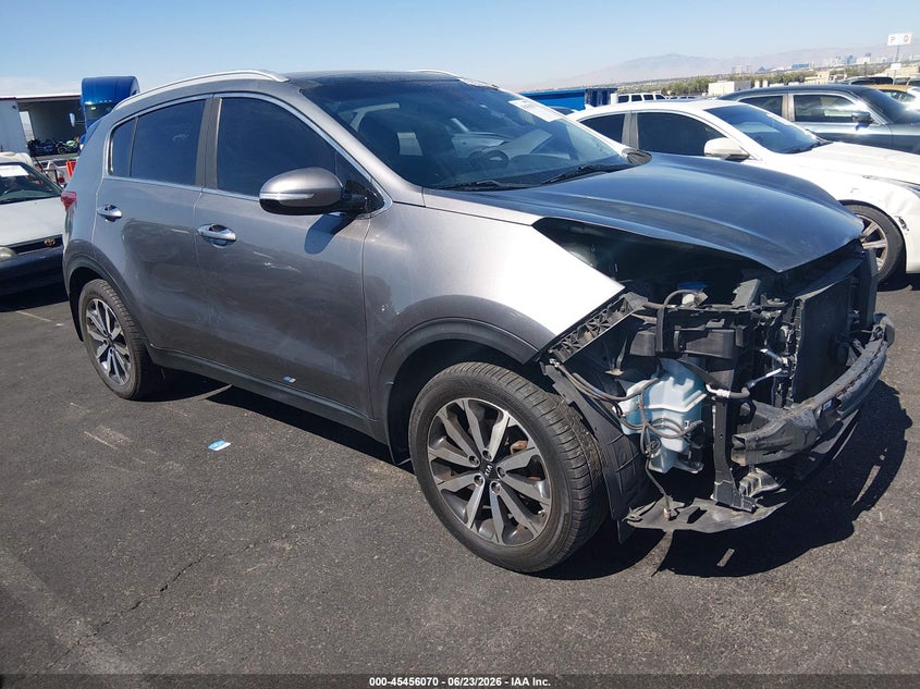 2017 Kia Sportage Ex, Front, IAAI, VIN KNDPN3AC4H7051790