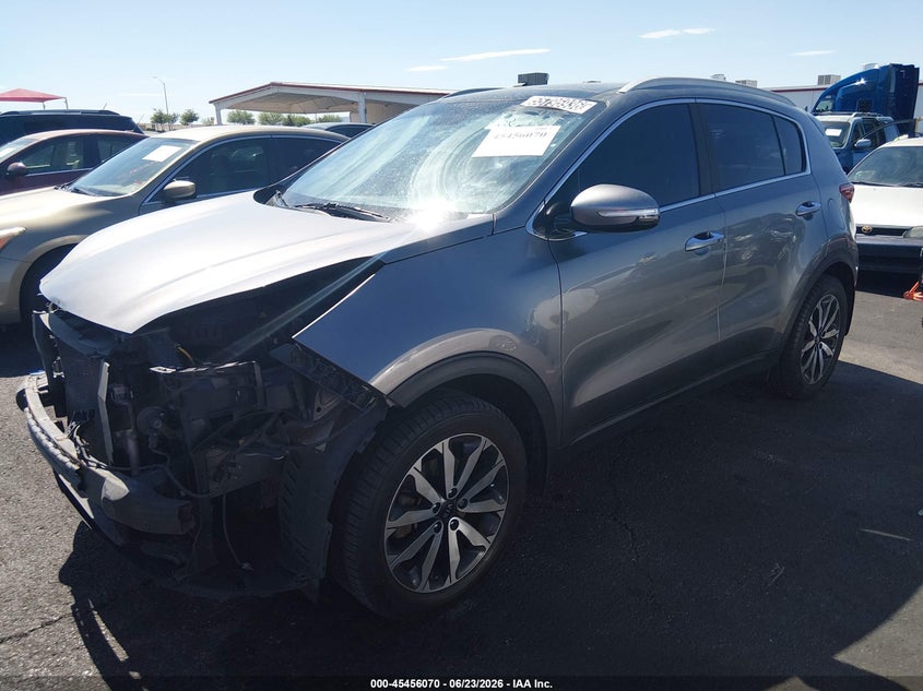 2017 Kia Sportage, Удар спереду, IAAI, VIN KNDPN3AC4H7051790 — фото 2
