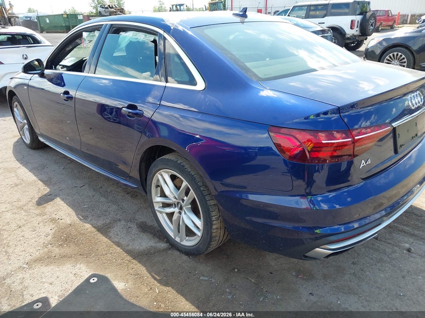 Vin: waudnaf44ln004558, lot: 45954197, audi a4 premium 45 tfsi quattro s tronic 20203