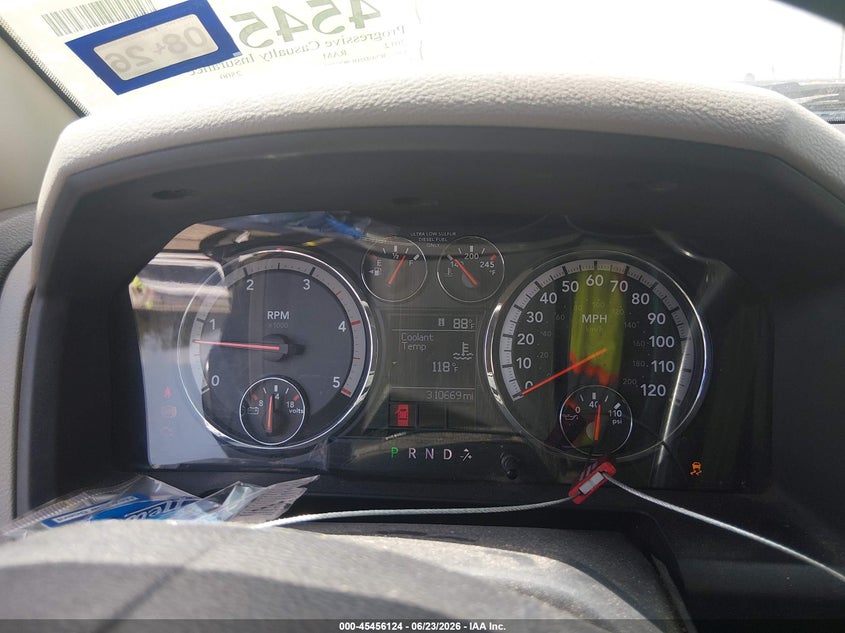 2012 RAM 2500 auction photo 7