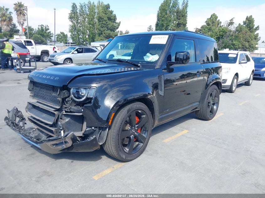 Vin: salex6ru8m2052876, lot: 45954250, land rover defender 90 x 20212
