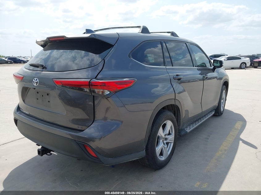 Vin: 5tdzzrah9ms534820, lot: 45954262, toyota highlander le 20214