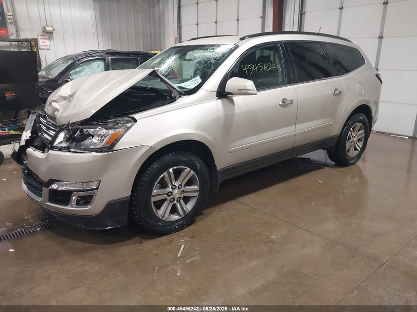 2017 Chevrolet Traverse, Удар спереду, IAAI, VIN 1GNKVHKD1HJ145022 — фото 2